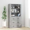 Skříň highboard kompozitní dřevo [3185394] (Barva dub sonoma)