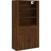 Skříň highboard kompozit [3185375] (Barva Bílá)
