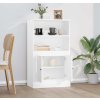 Skříň highboard 60 x 35,5 x 103,5 kompozitní dřevo [816312] (Barva Bílá)