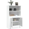 Skříň highboard 60 x 35,5 x 103,5 kompozitní dřevo [816312] (Barva Bílá)
