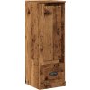 Skříň highboard 36 x 35,5 x 103,5 kompozitní dřevo [816304] (Barva Bílá)