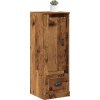 Skříň highboard 36 x 35,5 x 103,5 kompozitní dřevo [816304] (Barva Bílá)