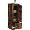 Skříň highboard 36 x 35,5 x 103,5 kompozitní dřevo [816304] (Barva Bílá)