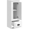Skříň highboard 36 x 35,5 x 103,5 kompozitní dřevo [816304] (Barva Bílá)