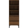 Skříň highboard 40 x 36 x 110 cm kompozit [821251] (Barva Hnědý dub)