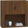 Nástěnná skříňka 80 x 33 x 80 cm kompozit [816591] (Barva Hnědý dub)