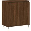 Příborník 60 x 35 x 70 cm kompozitní dřevo [827155] (Barva Hnědý dub)