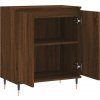 Příborník 60 x 35 x 70 cm kompozitní dřevo [827155] (Barva Hnědý dub)