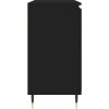 Příborník 101,5 x 35 x 70 cm kompozitní dřevo [827197] (Barva Černá)