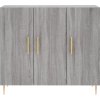 Příborník 90 x 34 x 80 cm kompozitní dřevo [828098] (Barva Šedá sonoma)