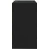 Příborník 70x41x75 cm kompozitní dřevo [809747] (Barva Černá)