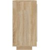 Příborník 92 x 35 x 75 cm kompozitní dřevo [811838] (Barva dub sonoma)