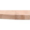 Stolní deska Ø 30 x 1,5 cm kulatá masivní bukové dřevo [355906] (Barva Světle hnědá)