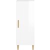 Příborník 34,5 x 34 x 90 cm kompozitní dřevo [812411] (Barva Bílá)