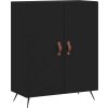 Příborník 69,5 x 34 x 90 cm kompozitní dřevo [827693] (Barva Černá)
