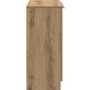 Příborník 90,5 x 30 x 70 cm kompozitní dřevo [817025] (Barva Šedá sonoma)