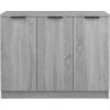 Příborník 90,5 x 30 x 70 cm kompozitní dřevo [817025] (Barva Šedá sonoma)