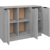 Příborník 90,5 x 30 x 70 cm kompozitní dřevo [817025] (Barva Šedá sonoma)