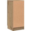 Příborník 30 x 30 x 70 cm kompozitní dřevo [817012] (Barva Kouřový dub)