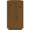 Příborník 100 x 40 x 75 cm masivní borové dřevo [820145] (Barva medová hnědá)