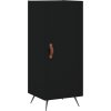 Příborník 34,5 x 34 x 90 cm kompozitní dřevo [828509] (Barva Černá)