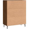 Příborník 69,5 x 34 x 90 cm kompozitní dřevo [830283] (Barva Hnědý dub)