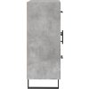 Příborník 69,5 x 34 x 90 cm kompozitní dřevo [830288] (Barva Betonová šedá)
