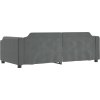 Válenda s přistýlkou 90 x 200 cm textil [3197635] (Barva Tmavě šedá)