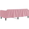 Válenda 90 x 200 cm samet [354089] (Barva Růžová)