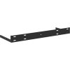 Plovoucí nástěnné police 4 ks 50 x 23 x 3,8 cm MDF [323768] (Barva černá s vysokým leskem)