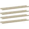 Nástěnné police 4 ks 80 x 9 x 3 cm [326686] (Barva dub sonoma)