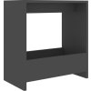 Odkládací stolek 50 x 26 x 50 cm kompozitní dřevo [806695] (Barva šedá s vysokým leskem)