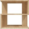 Odkládací stolek 40 x 40 x 40 cm dřevotříska [806295] (Barva dub sonoma)