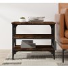 Odkládací stolek 55 x 38 x 45 cm kompozitní dřevo [823332] (Barva Černá)