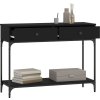 Konzolový stolek 100 x 34,5 x 75 cm kompozitní dřevo [833393] (Barva Černá)