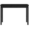 Konzolový stolek 110 x 40 x 75 cm masivní borové dřevo [814243] (Barva Černá)
