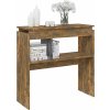 Konzolový stolek 80 x 30 x 80 cm dřevotříska [808317] (Barva dub sonoma)
