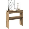 Konzolový stolek 80 x 30 x 80 cm dřevotříska [808317] (Barva dub sonoma)