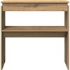 Konzolový stolek 80 x 30 x 80 cm dřevotříska [808317] (Barva dub sonoma)