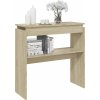 Konzolový stolek 80 x 30 x 80 cm dřevotříska [808317] (Barva dub sonoma)