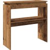 Konzolový stolek 80 x 30 x 80 cm dřevotříska [808317] (Barva dub sonoma)
