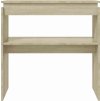 Konzolový stolek 80 x 30 x 80 cm dřevotříska [808317] (Barva dub sonoma)