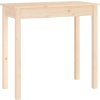 Konzolový stolek 80 x 40 x 75 cm masivní borové dřevo [814244] (Barva Přírodní)