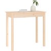 Konzolový stolek 80 x 40 x 75 cm masivní borové dřevo [814244] (Barva Přírodní)