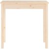 Konzolový stolek 80 x 40 x 75 cm masivní borové dřevo [814244] (Barva Přírodní)