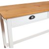Konzolový stolek Hill 2 zásuvky 110x45x74 cm borové dřevo [288991] (Barva Hnědá)