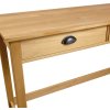 Konzolový stolek Hill 2 zásuvky 110x45x74 cm borové dřevo [288991] (Barva Hnědá)