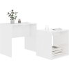 Hnízdové konferenční stolky 2 ks kompozitní dřevo [802885] (Barva Bílá)