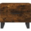 Konferenční stolky 2 ks 50 x 50 x 40 cm kompozitní dřevo [829455] (Barva Kouřový dub)