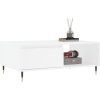 Konferenční stolek 90 x 60 x 35 cm kompozitní dřevo [827052] (Barva Bílá)